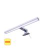 Applique LED Specchio 30cm 5W Grigio Lucido IP44 - 4000K Naturale