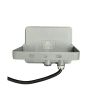 Faro LED Grigio Slim 10W IP65 Esterno - Luce Fredda 6000K