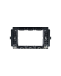 Supporto 3 Posti Originale Serie Gewiss GW24201 Nero - Gewiss