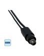 Spia LED Bianca 6500K 0,01W per Interruttori Basculanti Cavo Nero