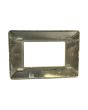 Placca 3 Posti Oro Lucido TOT-M8003-T3 Compatibile Matix
