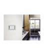 Placca 3 Posti Argento Cromato Compatibile Matix - Tot Electric