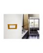 Placca 4 Posti Arancio Compatibile Vimar Plana - Tot Electric