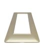 Placca 6 Posti Champagne TOT-M8007-7 Compatibile Matix - Tot Electric