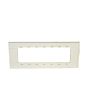 Placca 7 Posti Abete M-6007-17 Compatibile Vimar Plana - Tot Electric