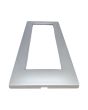 Placca 7 Posti Silver M-6007-9 Compatibile Vimar Plana - Tot Electric