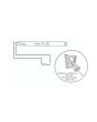 Plafoniera Stagna 2 Tubi LED 120cm IP65 220V Alimentazione Bilaterale