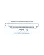 Plafoniera Stagna 2 Tubi LED 150cm IP65 220V Alimentazione Bilaterale