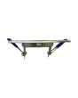 2x Portafaretto GU10/MR16 Quadrato Fisso 8.2x8.2cm - Cromo Lucido