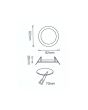 2x Portafaretto GU10/MR16 Quadrato Orientabile 8.2x8.2cm - Nickel