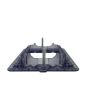 Supporto 3 Posti Compatibile Matix Trasparente Viola Fumé Tot Electric
