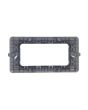 Supporto 4 Posti Compatibile Matix Trasparente Viola Fumé Tot Electric