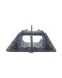 Supporto 4 Posti Compatibile Matix Trasparente Viola Fumé Tot Electric