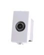 Presa TV Passante Maschio Bianca Compatibile Matix M534-B - Mapam