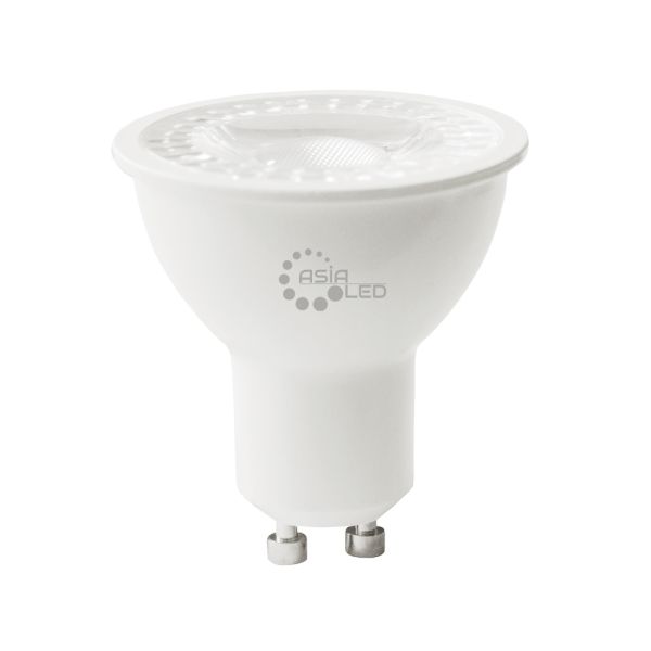 Lampadina LED 7w Gu10 SPOT LIGHT Trasparente  COB 38° - Asia Led - Luce  Calda 3000k in vendita online