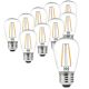 10x Lampadina LED a Filamento E27 ST45 Traspar. 2w 2700k Luce Calda - Mondo LED