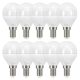 ASIA LED - 10 x Lampadina LED E14 P45 Mini Globo 8W , 800 Lumen, Fascio Luminoso 220°, Non Dimmerabile [Classe di efficienza energetica A+] (Luce Calda 3000k)