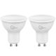 2x Lampadina LED GU10 11w 1320Lm Fascio Lum. 120° Luce Calda 3000k - Mondo LED