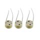 3x Attacco GU10 in Ceramica per Faretto LED 250V 4A T300 - Asia Led