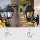 Applique Esagonale LED da Giardino E27 (Bisso/Mary) Trasp - Fumagalli