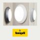 Plafoniera LED E27 IP66 (Berta) Opale - Fumagalli