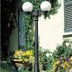 Lampione da Giardino Globo Gigi Bisso G250 - 2L x 8,5w CCT - Nero - Fumagalli