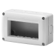 Contenitore Stagno 4 Posti Da Parete Per Moduli System - Grigio - IP40 - Gewiss