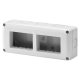 Contenitore Stagno 6 Posti (Modulo 3x2) Per Moduli System- Grigio IP40 - Gewiss