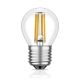 Lampadina LED E27 a Filamento G45 Trasparente 5w 2700k Luce Calda - Led Italia