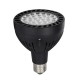 Lampadina LED PAR30 40W Nera - COB SpotLight E27 - IP20 38° Luce Calda 3000k