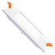 Pannello LED Slim 25w Quadrato da Incasso - con Trasformatore-Luce Calda 3000k