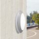 Plafoniera LED E27 IP66 (Berta) Opale - Fumagalli - Grigio