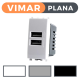 Presa USB Doppia 2A VIMAR PLANA Compatibile | Bianco Nero o Grigio
