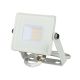 Faro Proiettore LED SMD Con Chip Samsung 10w Bianco IP65 - Luce Calda 3000k