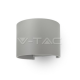 Applique LED Da Parete 6w Corpo Grigio | V-TAC