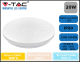 VT-8074-PLAFONIERA_TONDA-PLAFONIERA LED 20W ROTONDA SLIM DOME COLORE BIANCO - V-TAC